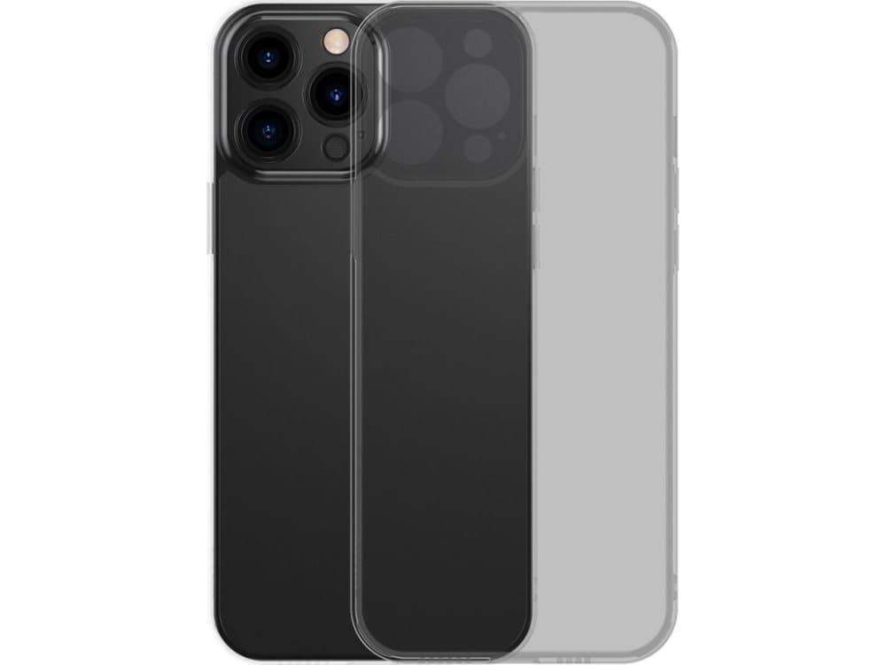 Baseus Frosted Glass case for iPhone 13 Pro Max (black)