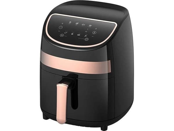 Deerma KZ100, Varmluftsfritös, 3 l, Single, Svart, Röra, 1000 W