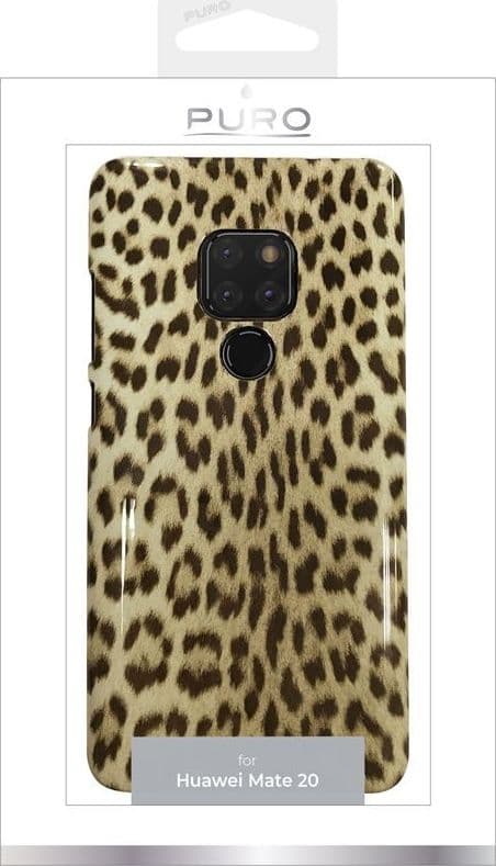 PURO Glam Leopard - Limited Edition - baksidedeksel for mobiltelefon - termoplast-polyuretan (TPU) - Leopard - for Huawei Mate 20