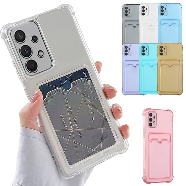Samsung Galaxy A52/A52 5G - Skal / Skydd / Kortfack Pink