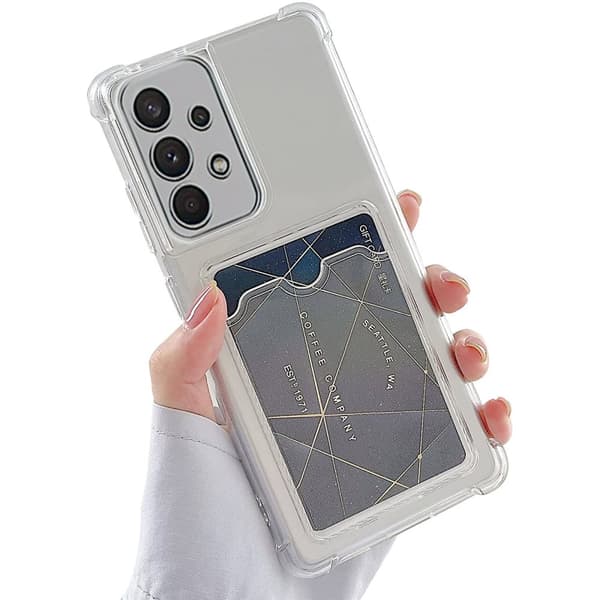 Samsung Galaxy A52/A52 5G - Card Cover / Beskyttelse Transparent