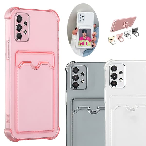 Samsung Galaxy A32 5G - Card Cover / Beskyttelse Transparent