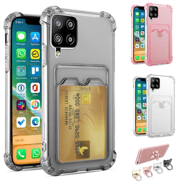 Samsung Galaxy A12 / A12 5G - Skal / Skydd / Kortfack