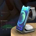 Miniatyrbild 5 av 6: Tech-Protect 3-in-1 Trådlös laddare iPhone, Apple Watch, AirPods A8 - Svart