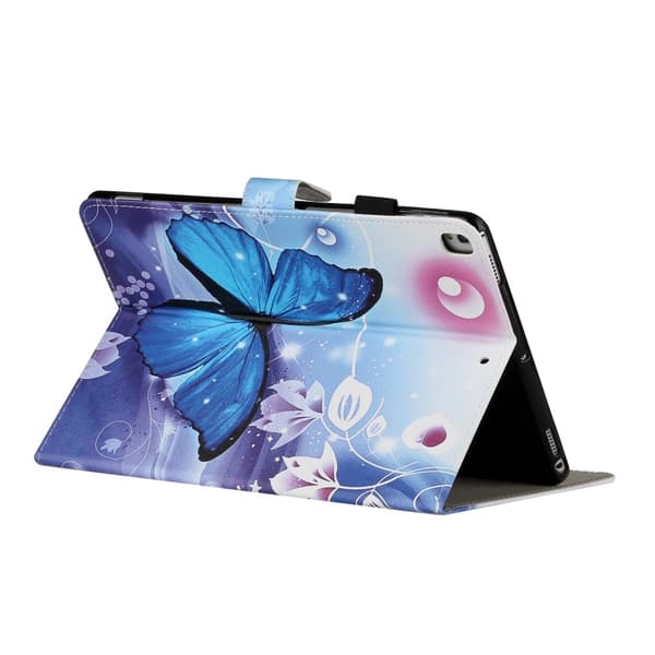 iPad 10.2 (2021/2020/2019) / Air 3 10.5 (2019) Fodral - Blå Butterfly