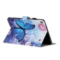 Miniatyrbild 3 av 3: iPad 10.2 (2021/2020/2019) / Air 3 10.5 (2019) Fodral - Blå Butterfly