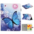 Miniatyrbild 1 av 3: iPad 10.2 (2021/2020/2019) / Air 3 10.5 (2019) Fodral - Blå Butterfly