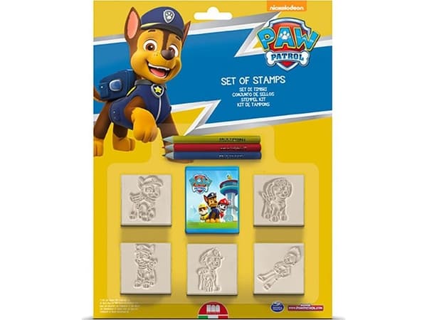 Multiprint Paw Patrol, Children''s stamp set, 3 vuosi/vuosia, Myrkytön, Monivärinen