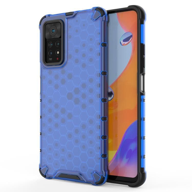 Xiaomi Redmi Note 11 Pro/Plus Skal Honeycomb Armored - Blå