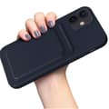 Miniatyrbild 10 av 11: iPhone 12 Mini - Skyddande Stilrent Skal med Korthållare