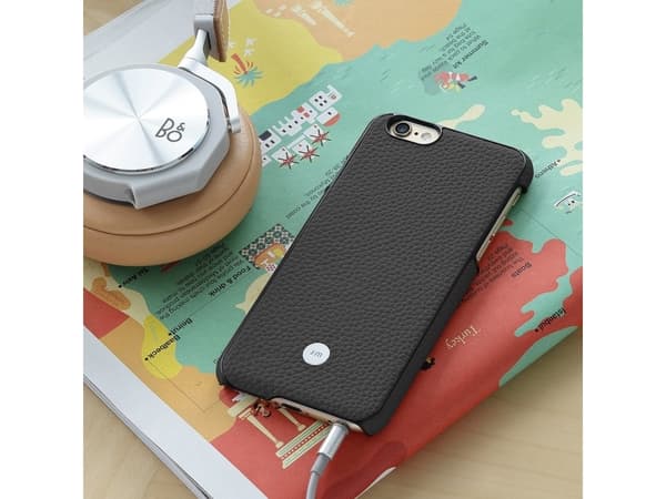Just Mobile Quattro Back - Exquisite Leather Case for iPhone 6s Plus - Beige