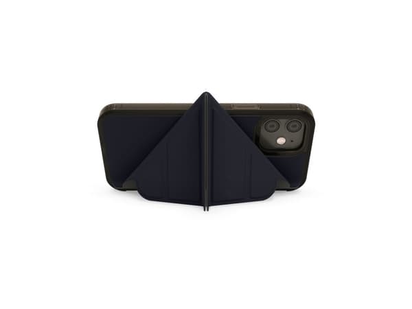Pipetto Origami Folio for iPhone 12/12 Pro - Dusty Rožinė