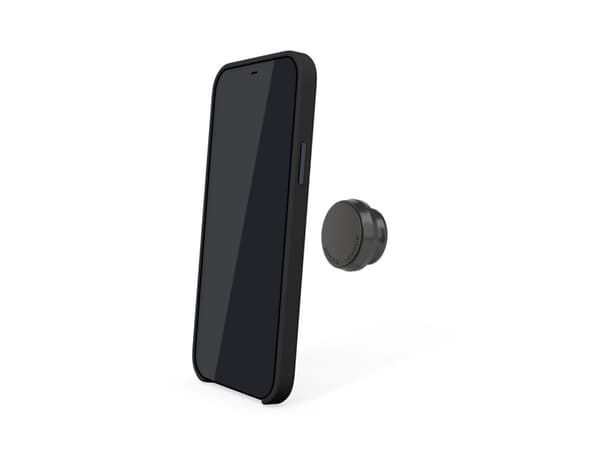 Pipetto Pipeto magnetisk lærveske til iPhone 12 mini - med magnetholder - Brun