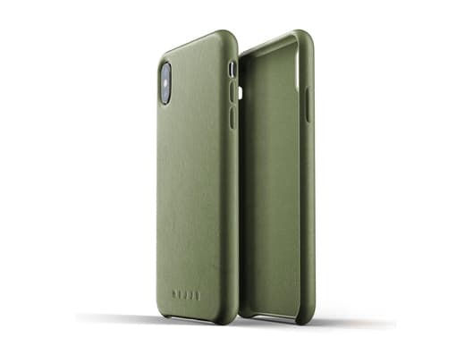 Mujjo -CS-103-OL, Cover, Apple, Xs Max, 16.5 cm (6.5"), Olive