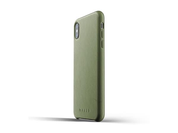 Mujjo -CS-103-OL, Cover, Apple, Xs Max, 16.5 cm (6.5"), Olive