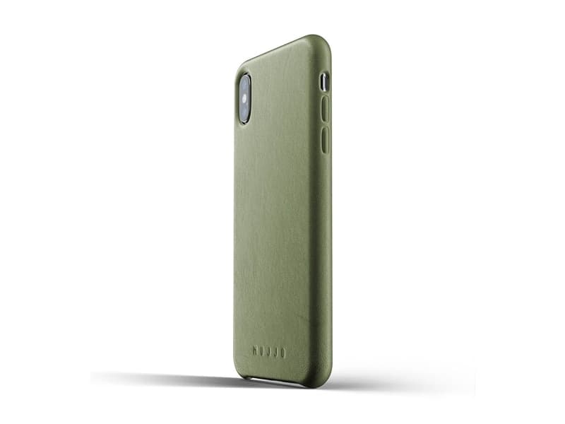 Mujjo MUJJO Full Leather Case for iPhone XS Max - Olive