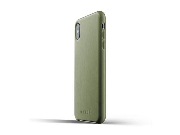 Mujjo -CS-103-OL, Cover, Apple, Xs Max, 16.5 cm (6.5"), Olive