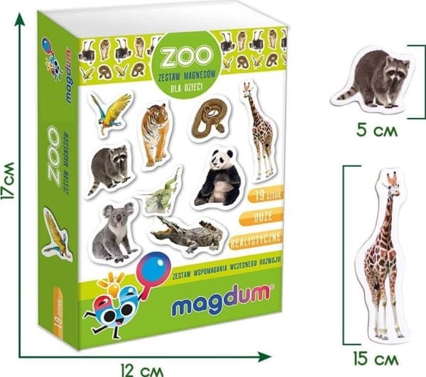 Maksik Zoo magneter MV 6032-02