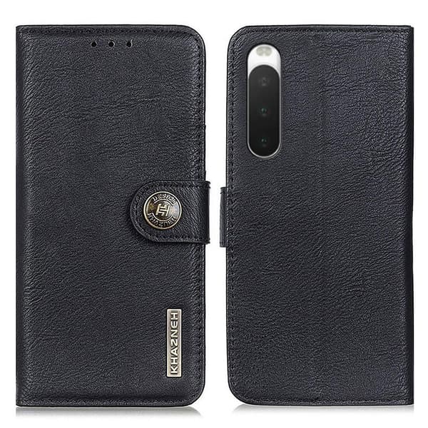 KHAZNEH Lompakkoteline Sony Xperia 10 IV - Musta