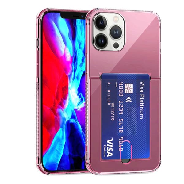 iPhone 13 Pro - Stilrent Skyddsskal med Korthållare FLOVEME