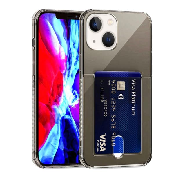 iPhone 13 Mini - Kraftfullt Floveme Skal med Korthållare