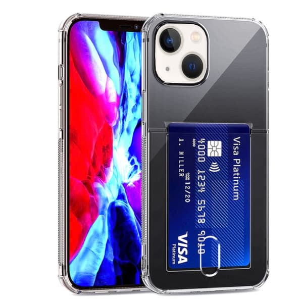 iPhone 13 Mini - Kraftfullt Floveme Skal med Korthållare