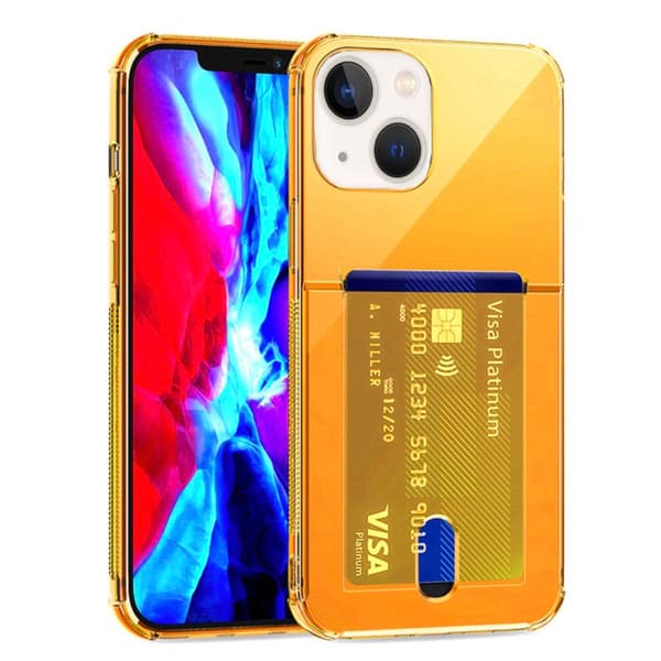 iPhone 13 Mini - Kraftfullt Floveme Skal med Korthållare