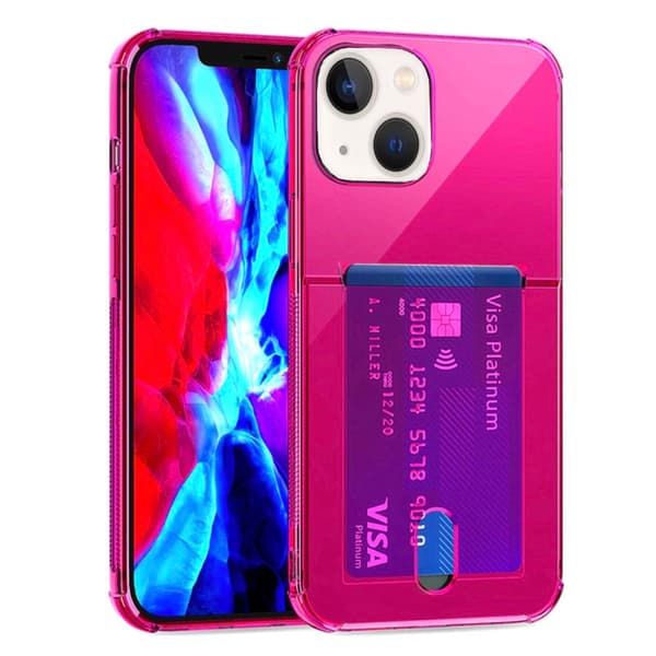 iPhone 13 Mini - Kraftfullt Floveme Skal med Korthållare