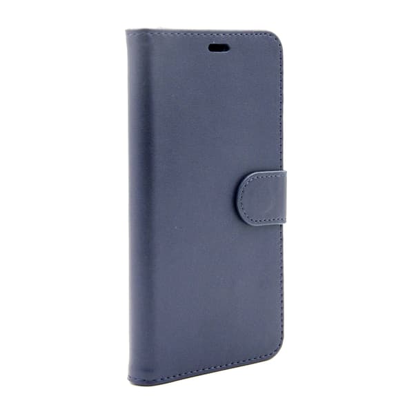 iPhone X/XS Plånboksfodral Läder med Stativ - Blå