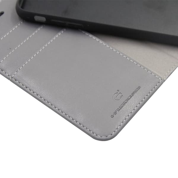 iPhone 6/6S Plånboksfodral Magnet Läder med Stativ - Grå