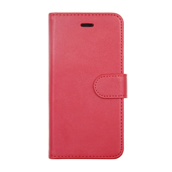 iPhone 6/6S Plånboksfodral Magnet Läder med Stativ - Röd