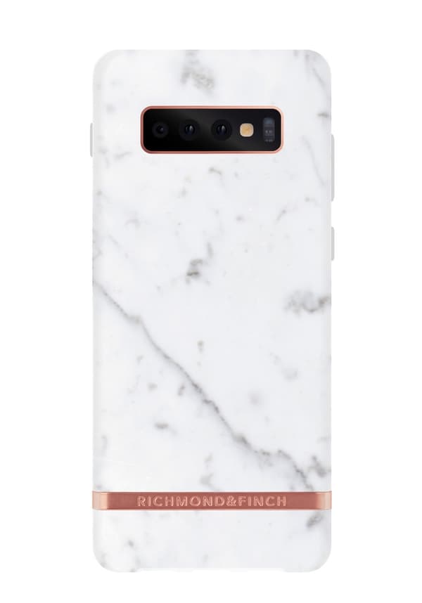 Richmond & Finch Skal Vit Marmor - Samsung S10e