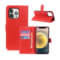 Miniatyrbillede 5 af 5: iPhone 13 Pro Max Plånboksfodral med Stativ - Röd