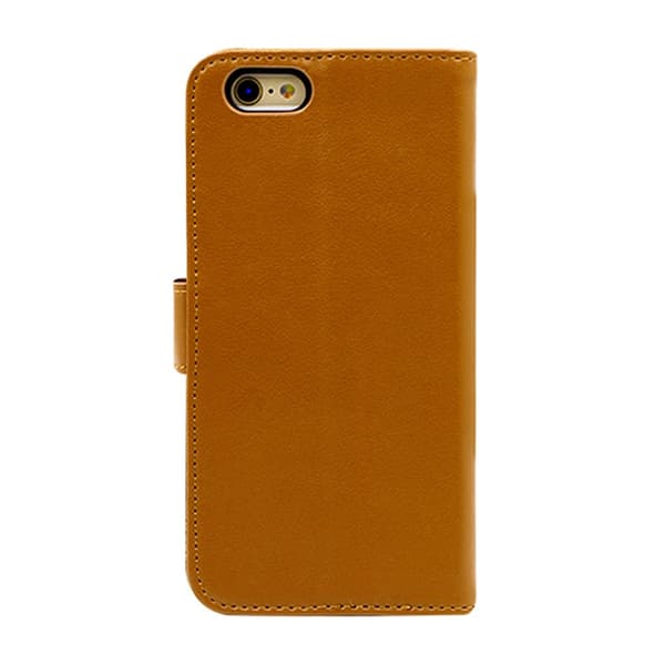 iPhone 6/6S Plånboksfodral Läder med Stativ - Brun