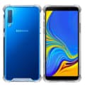 Miniatyrbild 2 av 2: Stöttåligt Mobilskal Samsung Galaxy A7 2018 - Transparent