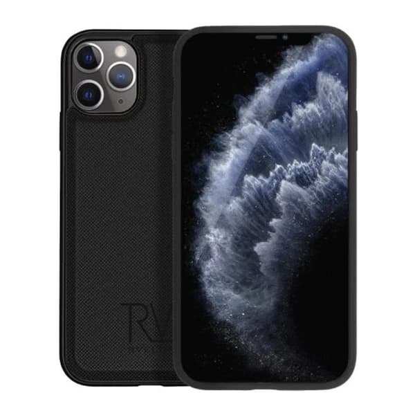 iPhone 12/12 Pro Plånboksfodral Magnet Rvelon - Svart