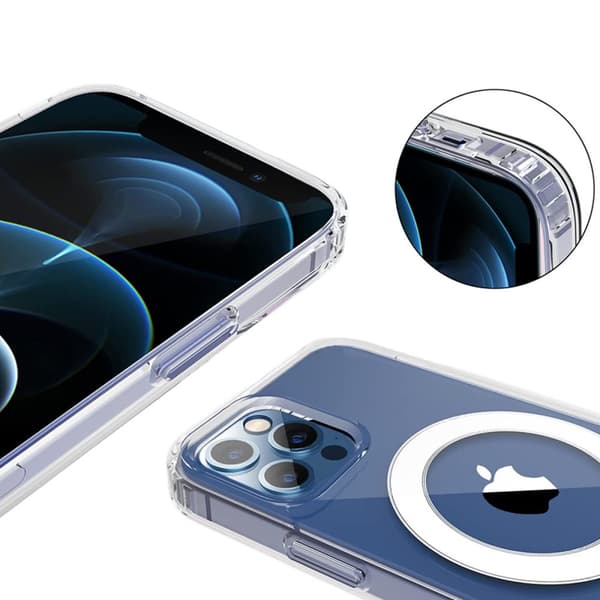 Stöttåligt MagSafe Skal iPhone 13 Pro Max - Transparent