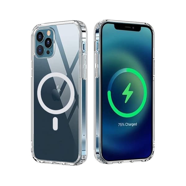 Stöttåligt MagSafe Skal iPhone 13 Pro Max - Transparent