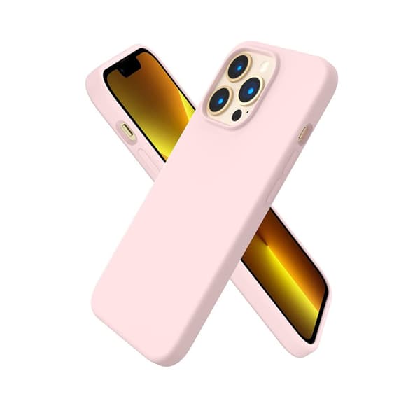 Mobilskal Silikon iPhone 13 Pro Max - Rosa