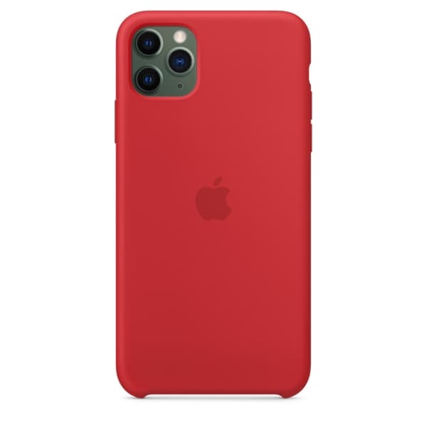 Apple iPhone 11 Pro Max Silikonskal Original - Röd
