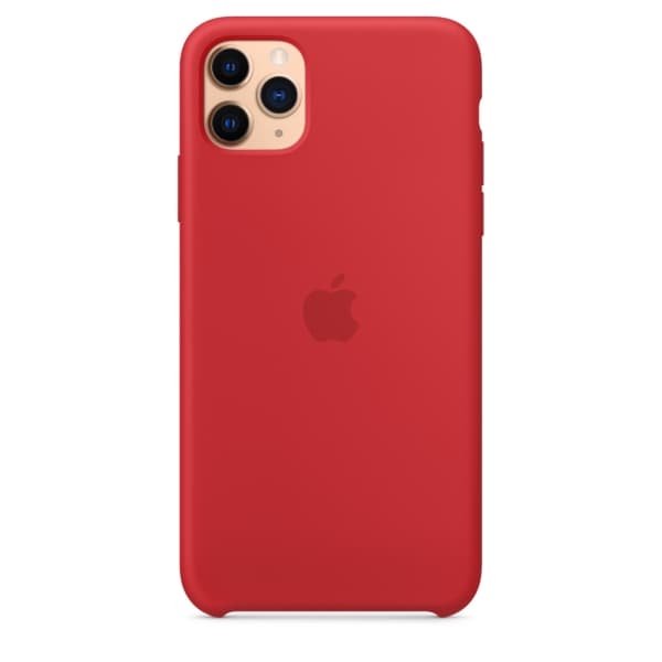 Apple iPhone 11 Pro Max Silikonskal Original - Röd