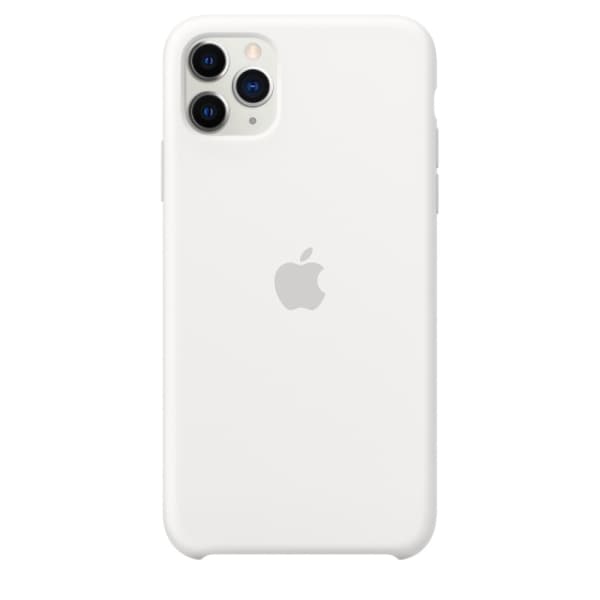 Apple iPhone 11 Pro Max Silikonskal Original - Vit