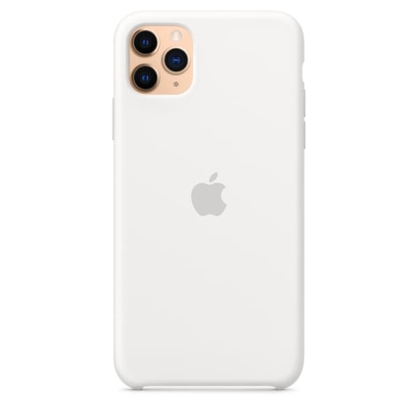 Apple iPhone 11 Pro Max Silikonskal Original - Vit
