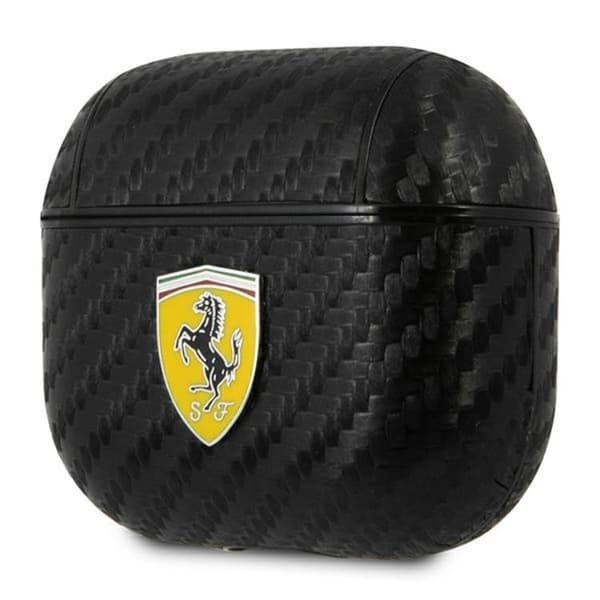 Ferrari AirPods 3 Skal On Track PU Carbon - Svart