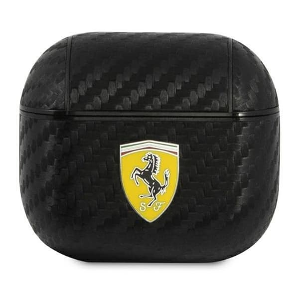 Ferrari AirPods 3 Skal On Track PU Carbon - Svart
