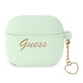Miniatyrbild 1 av 3: Guess AirPods 3 Skal Silicone Charm Heart Collection - Grön