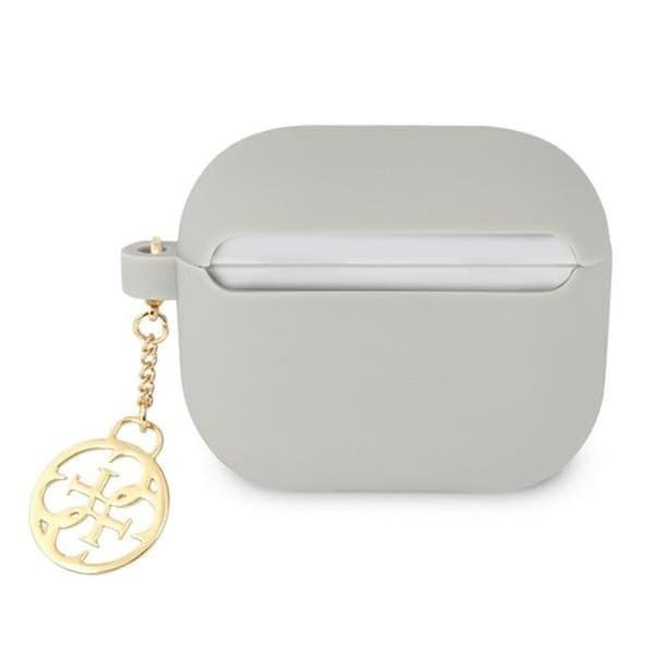 Guess AirPods 3 Skal Silicone Charm Collection - Grå