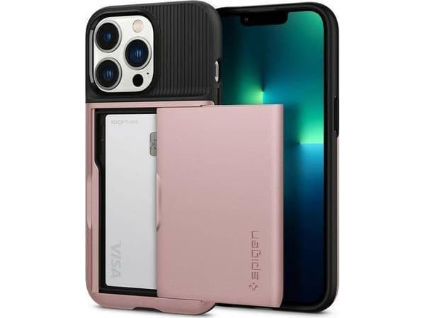 Spigen ACS03275, Plånbok, Apple, iPhone 13 Pro, 15,5 cm (6.1"), Svart