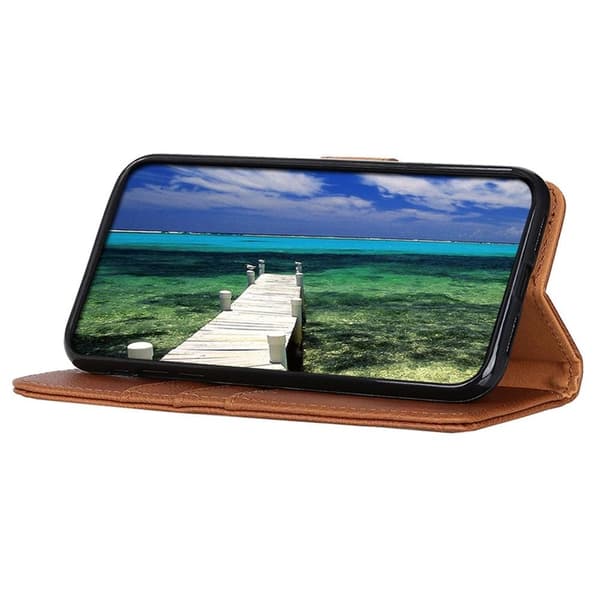 KHAZNEH tegnebogstativetui til Motorola Moto G 5G 2022 - Breown