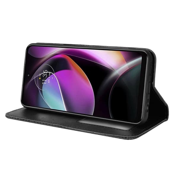 Motorola Moto G 5G 2022 Plånboksfodral - Svart
